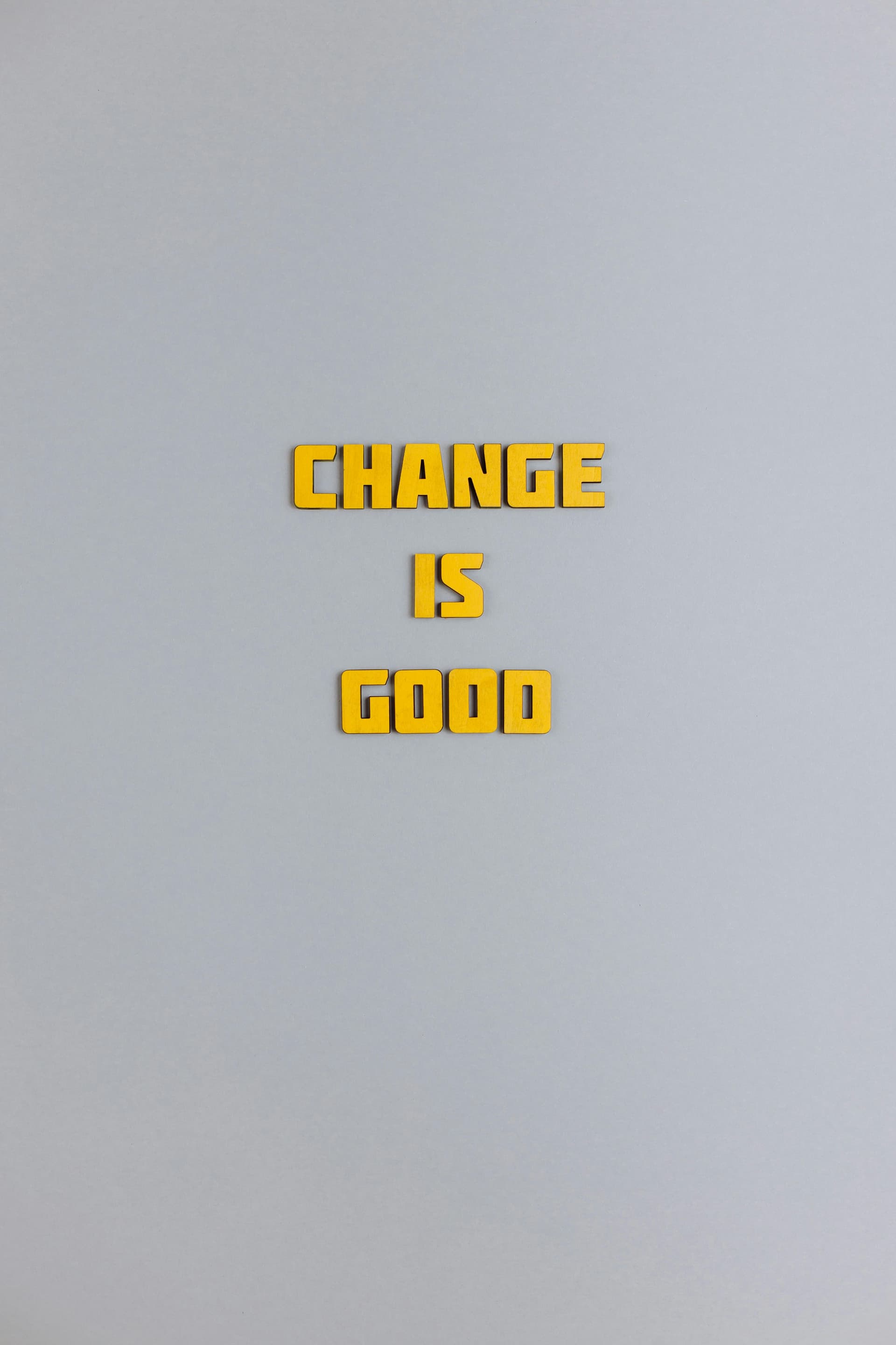 Change is good text representing transformation from traditional SEO to AI optimization