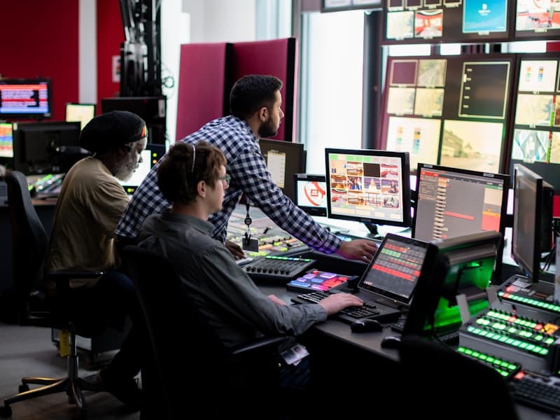 Operations automation workflow connecting multiple business systems and processes