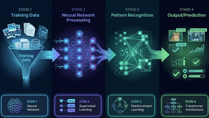 AI vs AGI comparison: Task flexibility, learning, knowledge transfer, adaptability, understanding